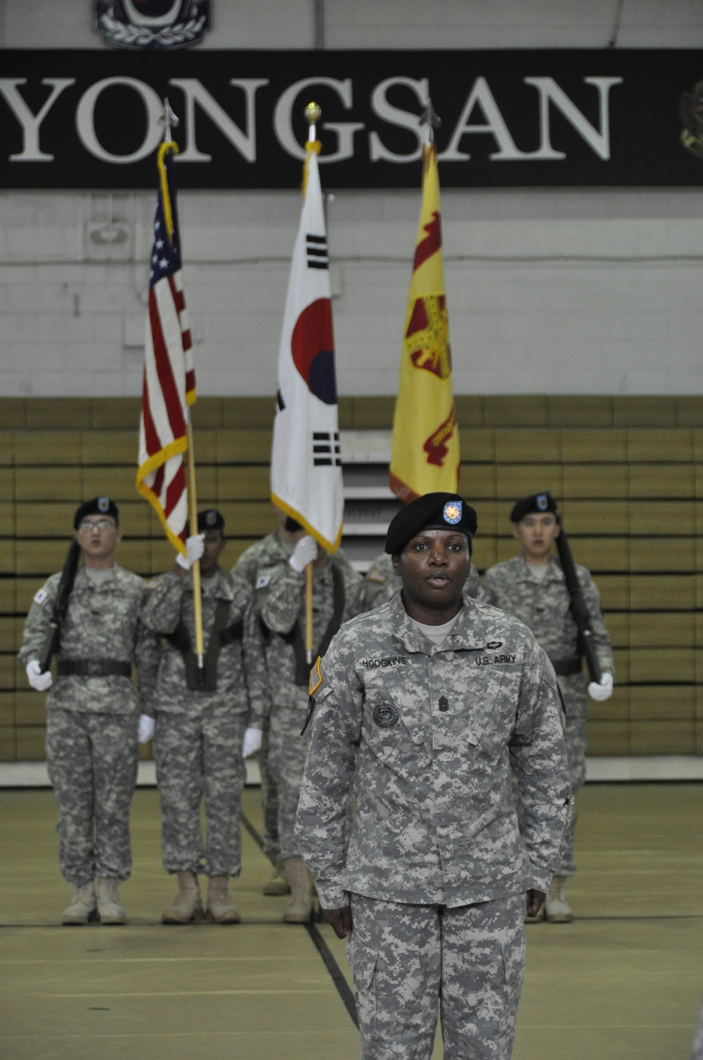 Yongsan welcomes Command Sgt. Maj. Hodgkins
