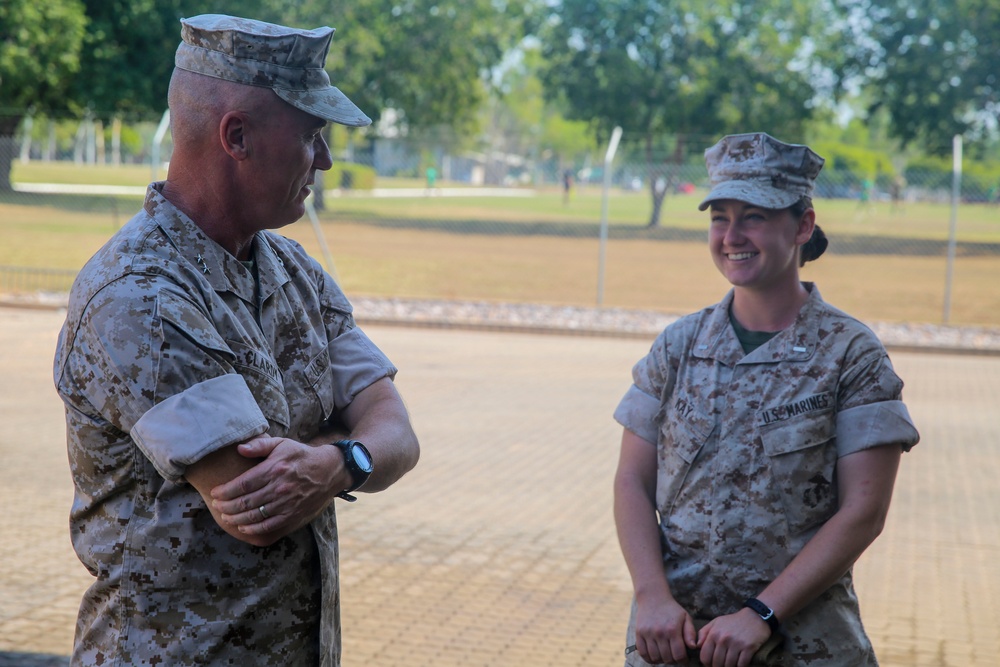 3rd Marine Division commanding general visits MRF-D
