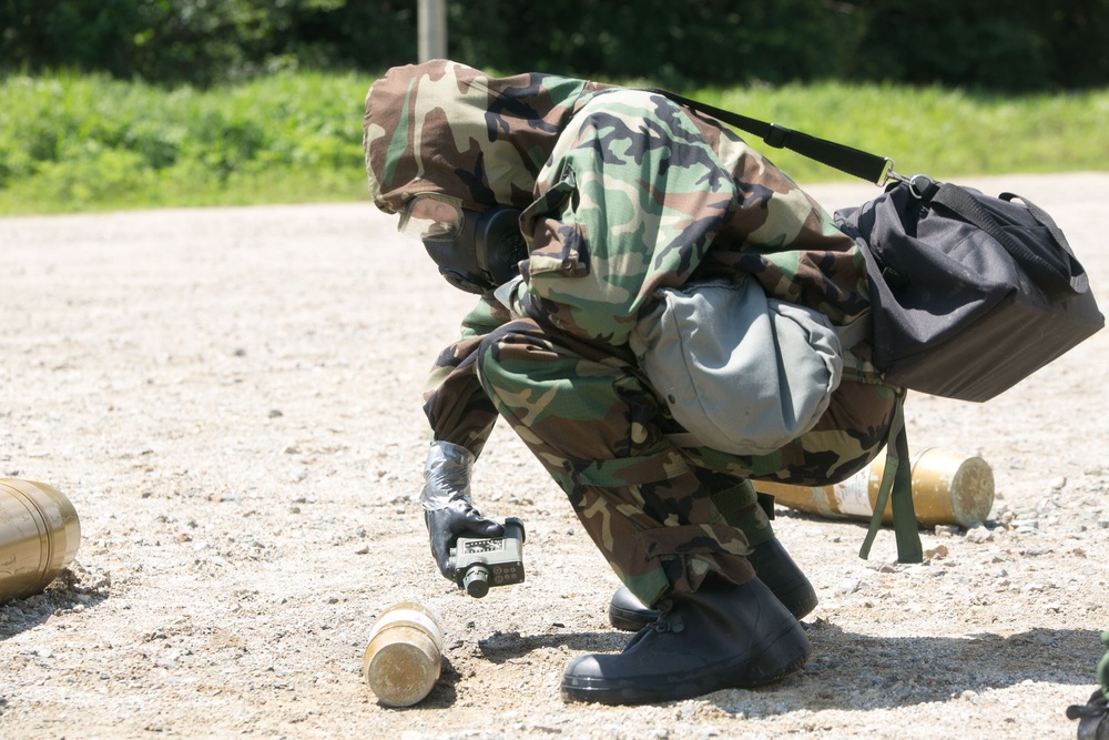 EOD technicians respond to chemical scenarios