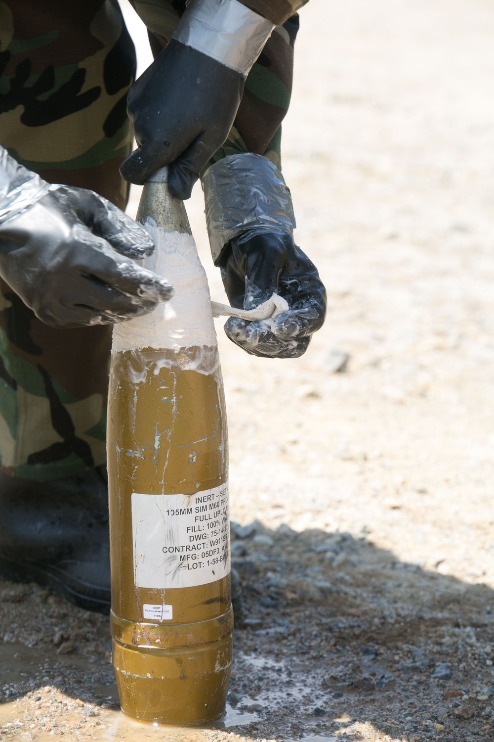 EOD technicians respond to chemical scenarios