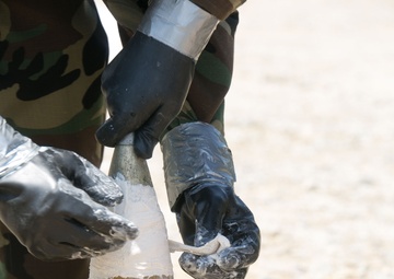 EOD technicians respond to chemical scenarios