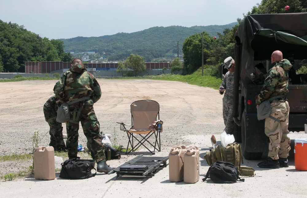 EOD technicians respond to chemical scenarios