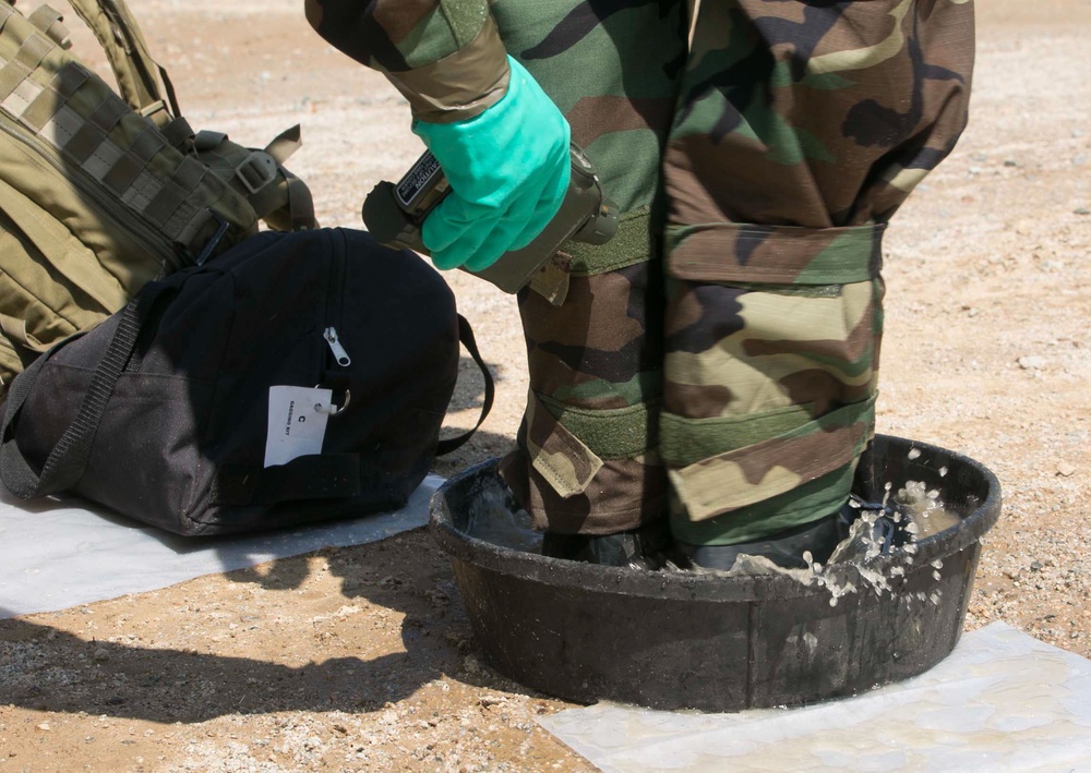 EOD technicians respond to chemical scenarios