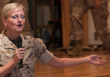 Ceremony honors Estes, welcomes Pecina  