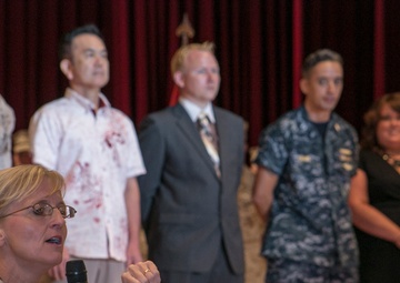 Ceremony honors Estes, welcomes Pecina