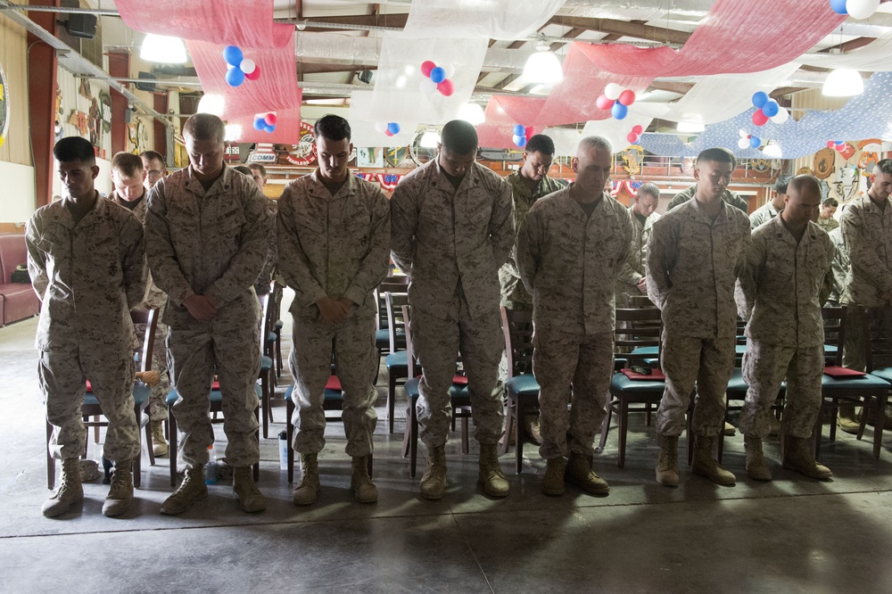 Seven Marines graduate MCMAP instructor’s course at CJTF-HOA