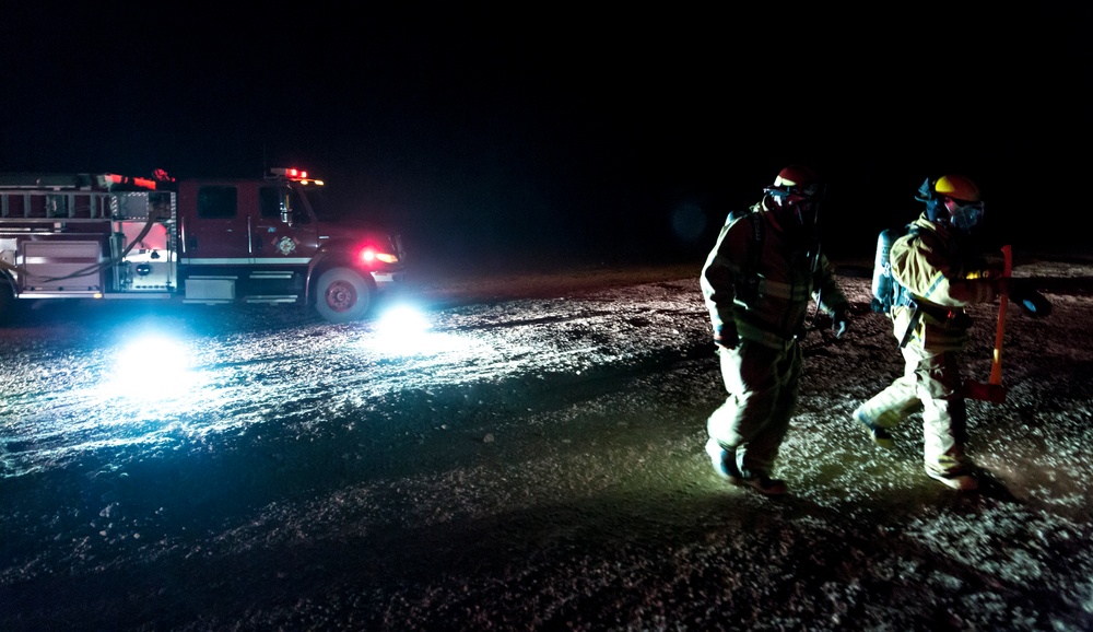 Crash drill in Kuwait