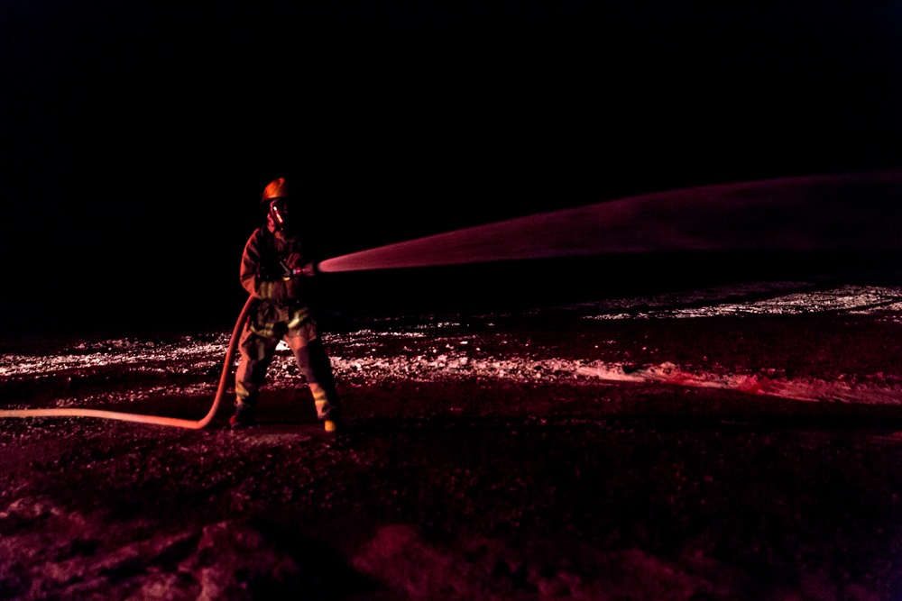 Crash drill in Kuwait