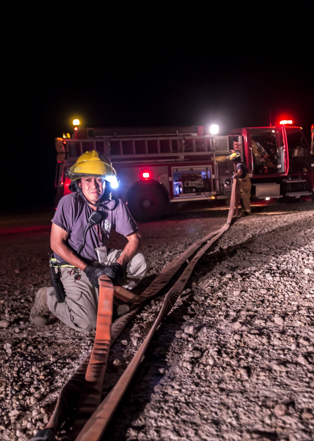 Crash drill in Kuwait