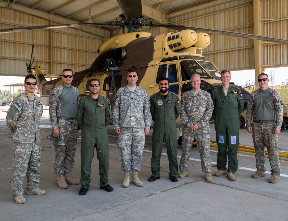 Personnel recovery partnership in Kuwait