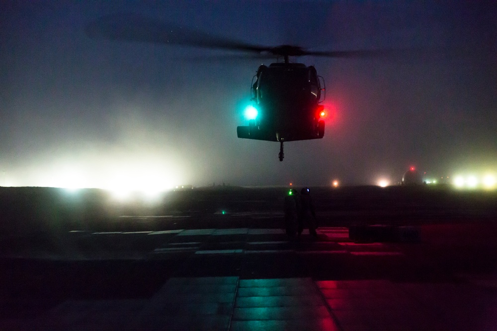 642nd Aviation Support Battalion night sling load
