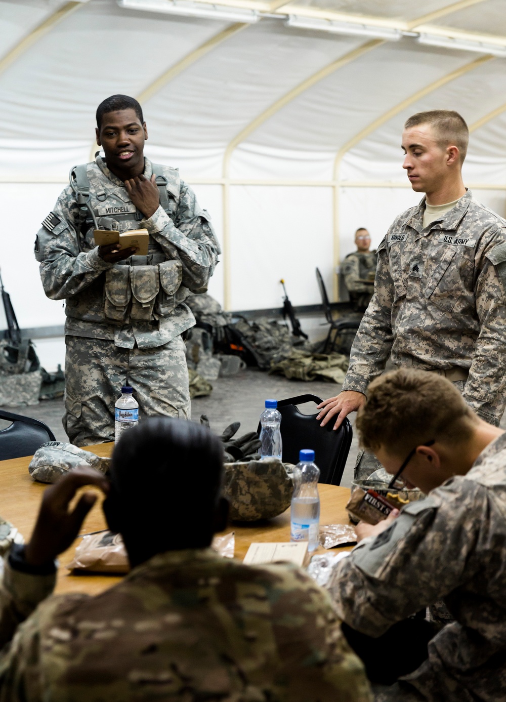 Warrior Leadership Course training lanes in Kuwait