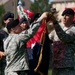 ‘Devil’ brigade cases colors, reorganizes troops