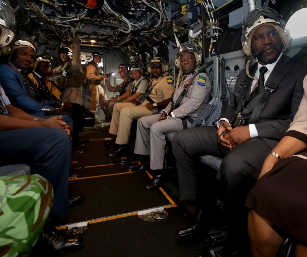 Marine Air Craft Visit Libreville, Gabon