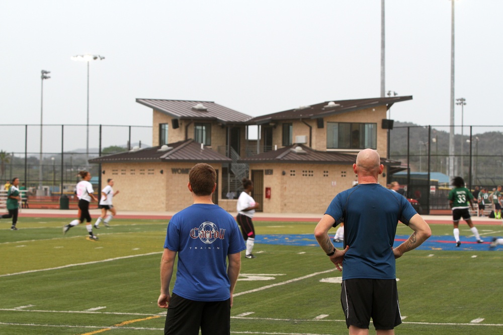 Sailor steps up as volunteer soccer coach