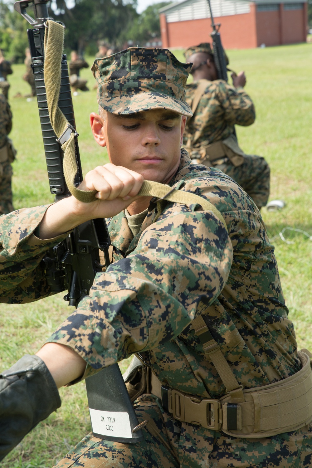 Marine recruits hone marksmanship skills on Parris Island