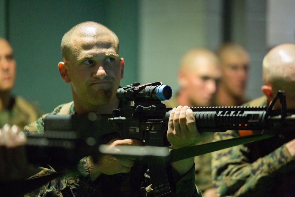 Marine recruits hone marksmanship skills on Parris Island