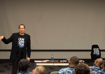 Naval Base Coronado Sailors watch show about decision-making