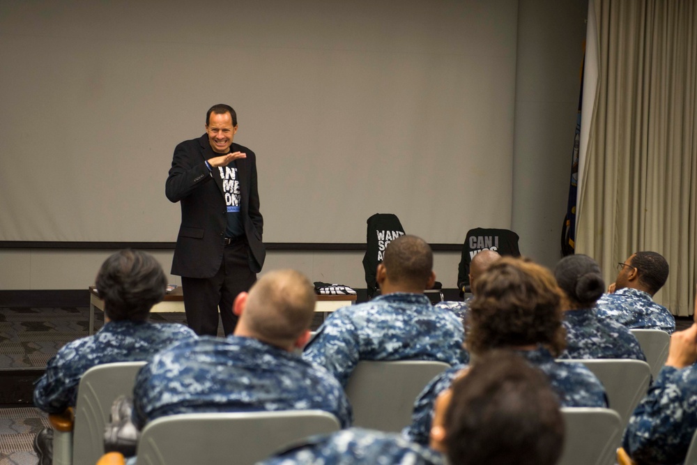 Naval Base Coronado Sailors watch show about decision-making