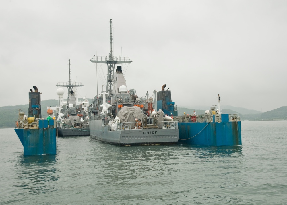 Avenger-class mine countermeasures ships