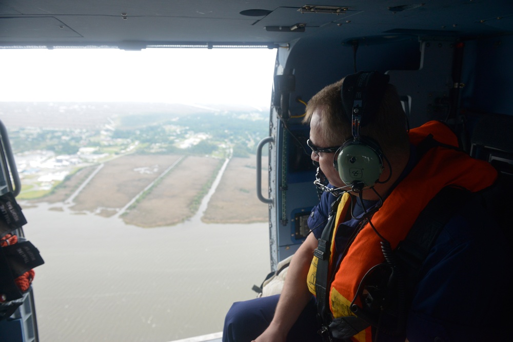 Hurricane Arthur Overflight