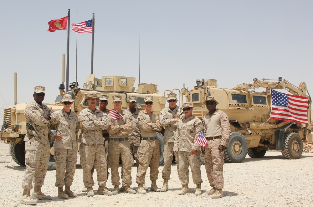Last Marines in Afghanistan proud to serve on U.S. Independence Day
