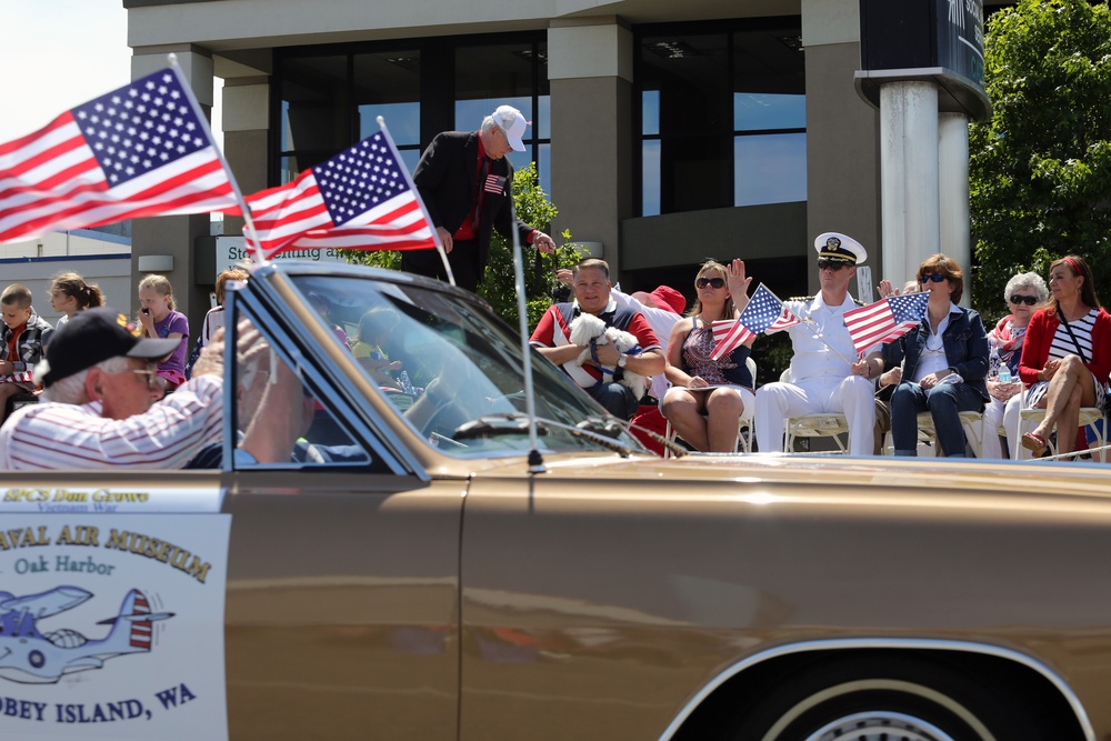 NAS Whidbey Island Sailors Participate in July 4 Parade