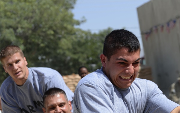 Bagram troops celebrate the Fourth of July
