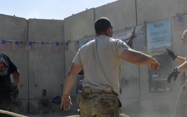 Bagram troops celebrate the Fourth of July