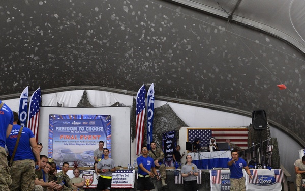 Bagram troops celebrate the Fourth of July