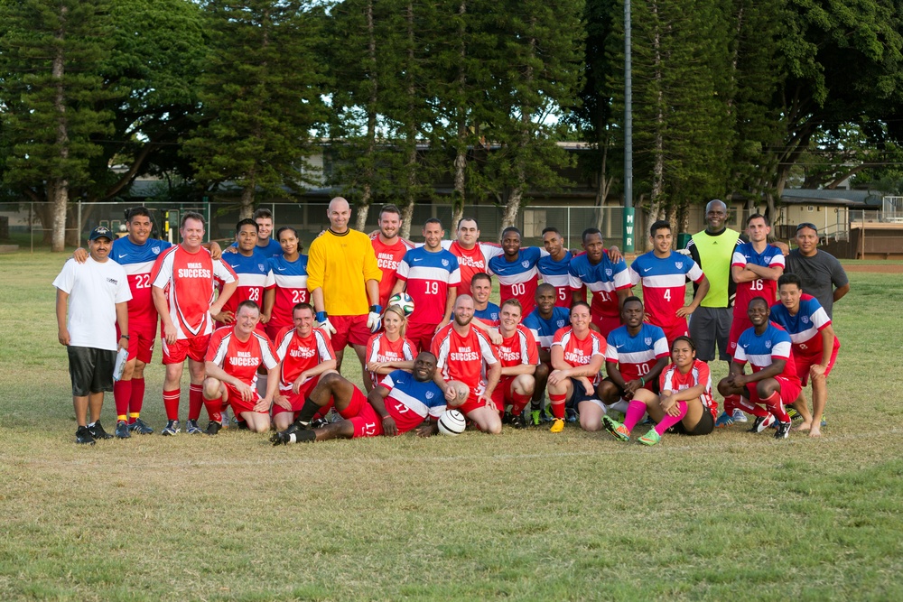 Soccer match RIMPAC 2014