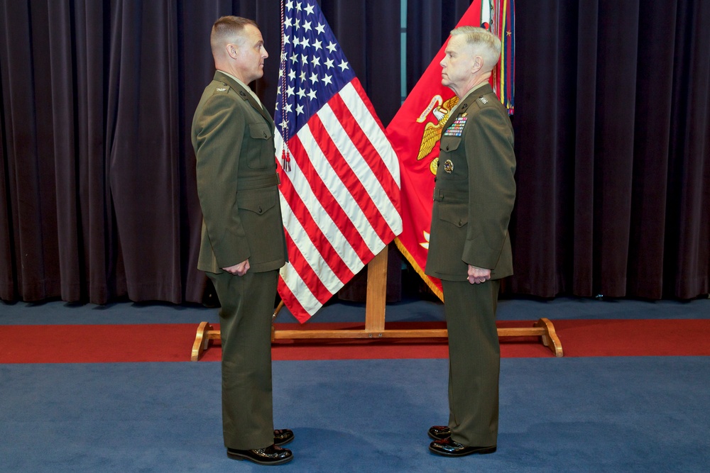 Marine Corps BGen Michael Groen Promotion