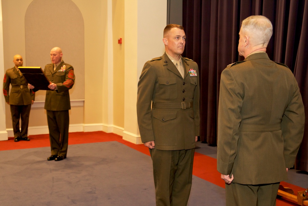 Marine Corps BGen Michael Groen Promotion