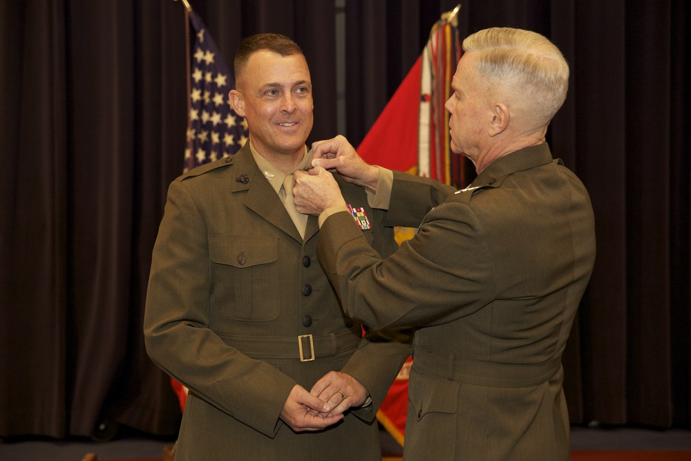 Marine Corps BGen Michael Groen Promotion