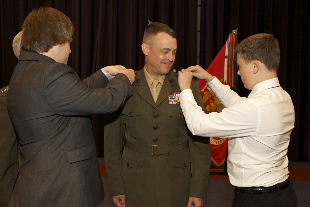 Marine Corps BGen Michael Groen Promotion