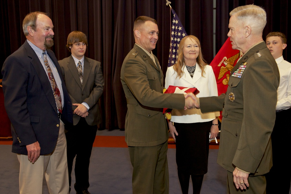 Marine Corps BGen Michael Groen Promotion