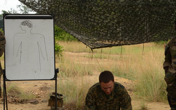 Marines, sailors partner with task force in Gabon