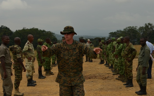 Marines, sailors partner with task force in Gabon