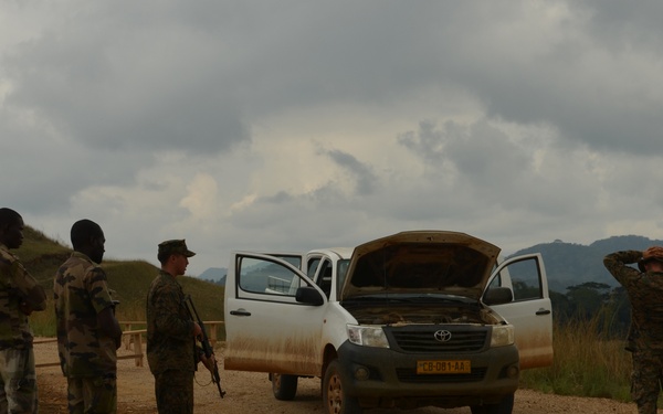 Marines, sailors partner with task force in Gabon