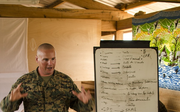 Marines, sailors partner with task force in Gabon