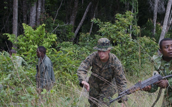 Marines, sailors partner with task force in Gabon