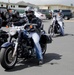 Formation riders observe safety