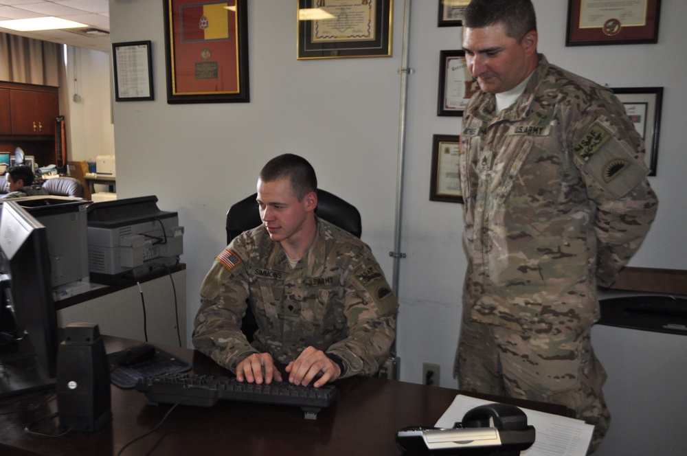 1/82 CAV resolves network outage