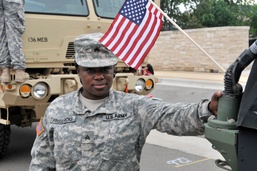 Texas Guardsmen support VFW for July Fourth parade