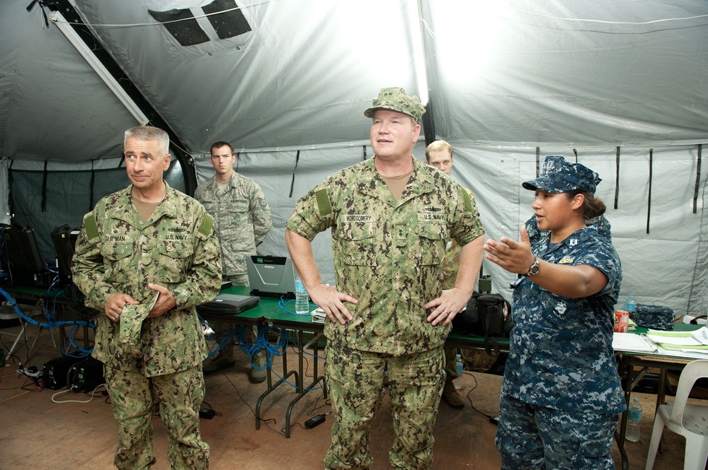 Pacific Partnership mission operation center