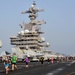 Aboard aircraft carrier USS George H.W. Bush