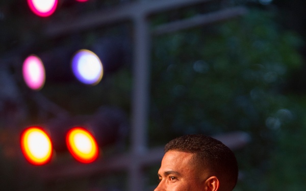 3rd MAW Band performs at Disneyland for Independence Day