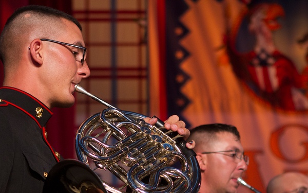3rd MAW Band performs at Disneyland for Independence Day