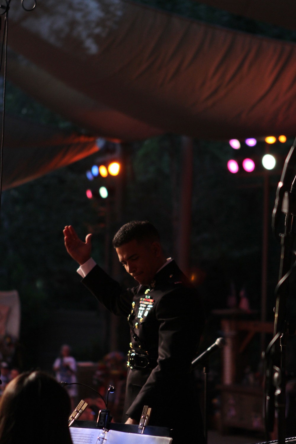 3rd MAW Band performs at Disneyland for Independence Day