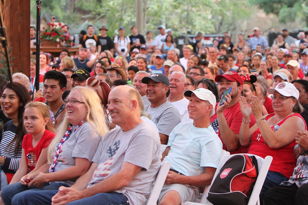 3rd MAW Band performs at Disneyland for Independence Day